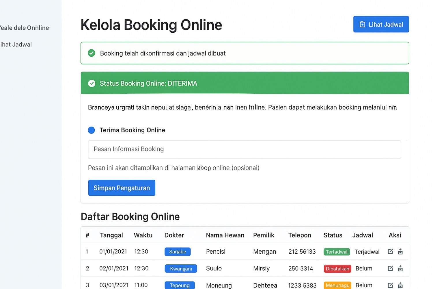 Booking Online